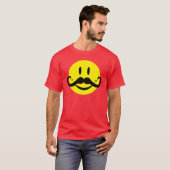Lenkstangen-Schnurrbart T-Shirt (Vorne ganz)