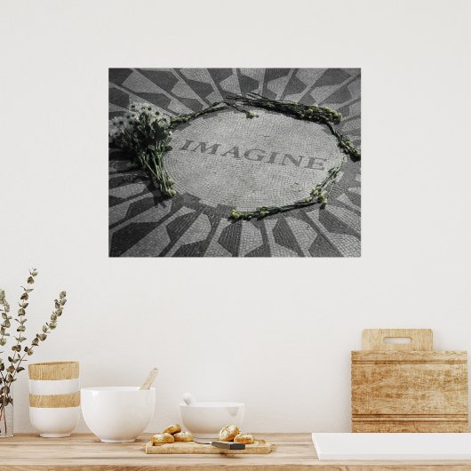 Lennon Memorial Poster (Küche)