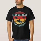Lennox Head Australia Surf Paradise Retro T-Shirt (Vorderseite)