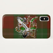 Lennox Tartan Lion Case-Mate iPhone Hülle (Rückseite (Horizontal))