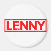 Lenny-Briefmarke Magnet (Vorne)