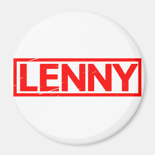 Lenny-Briefmarke Magnet
