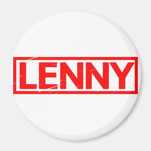 Lenny-Briefmarke Magnet (Vorne)