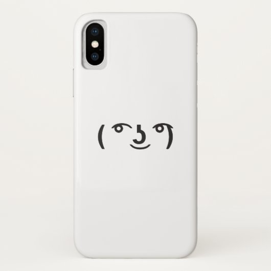 Lenny face memes (% 2 0͡° % 00 2 0͜ % 2°) Text Emo Case-Mate iPhone Hülle (Rückseite)