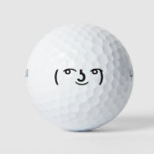 Lenny face memes (% 2 0͡° % 00 2 0͜ % 2°) Text Emo Golfball (Vorderseite)