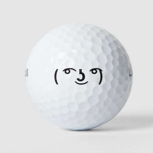 Lenny face memes (% 2 0͡° % 00 2 0͜ % 2°) Text Emo Golfball (Vorderseite)