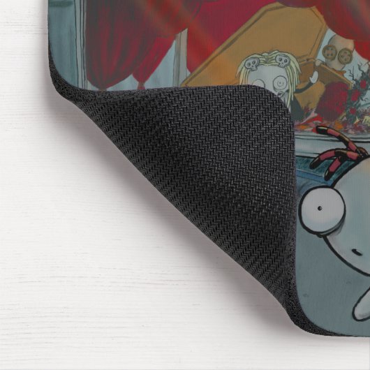 Lenore: Bestattungswagen Mousepad (Ecke)