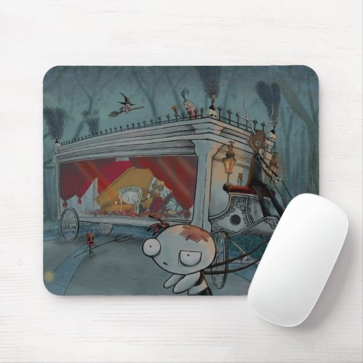 Lenore: Bestattungswagen Mousepad (Mit Mouse)