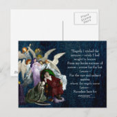 Lenore unter den Engeln. Postkarte (Vorne/Hinten)