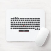 Lenovo Thinkpad Keyboard Layout T - Shirt (Bearbei Mousepad (Mit Mouse)