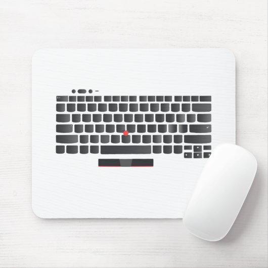 Lenovo Thinkpad Keyboard Layout T - Shirt (Bearbei Mousepad (Mit Mouse)