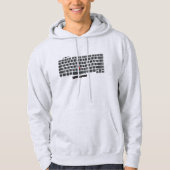 Lenovo Thinkpad Tastaturlayout Hoodie (Vorderseite)