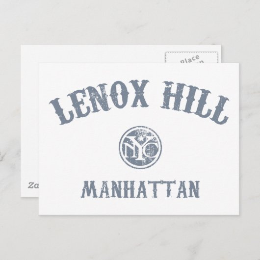 Lenox Hill Postkarte (Vorne/Hinten)