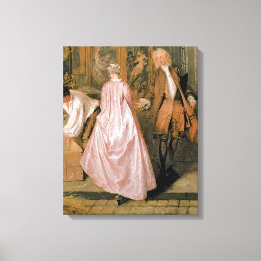 L'Enseie de Gersaint, 1720 Leinwanddruck (Vorderseite)