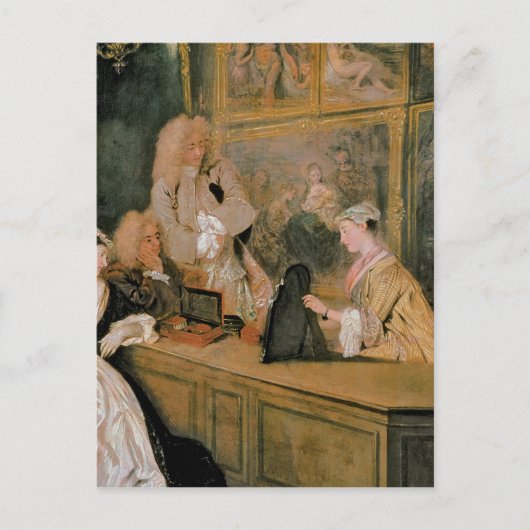 L'Enseie de Gersaint, 1720 Postkarte (Vorderseite)