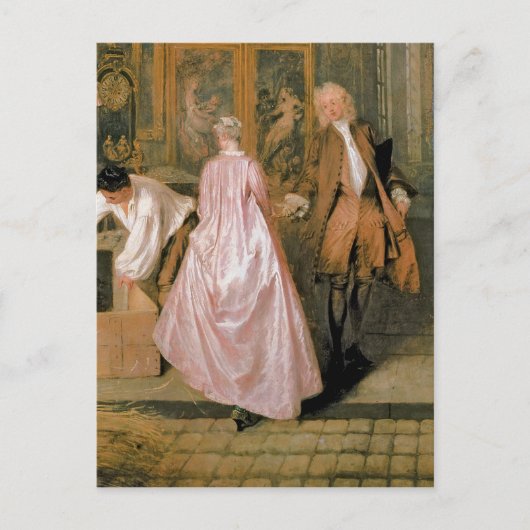 L'Enseie de Gersaint, 1720 Postkarte (Vorderseite)