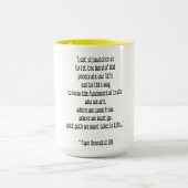 Lent Meaning Pope Benedict XVI Oaster Tasse (Zentrum)