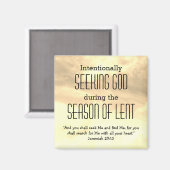 Lent Season SUEKING GOD Magnet (Vorderseite/Rückseite)