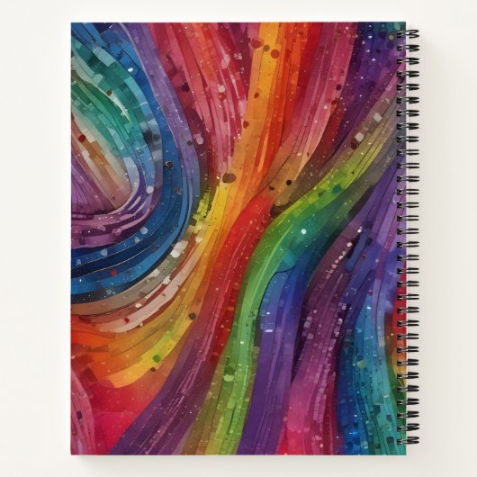 Lentejuelas de Arcoíris Notizblock (Rückseite)