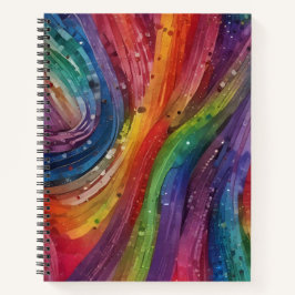 Lentejuelas de Arcoíris Notizblock