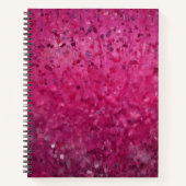 Lentejuelas en Rosa Intenso Notizblock (Vorderseite)
