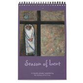 Lenten 3-monatiger Saisonkalender Kalender (Titelbild)
