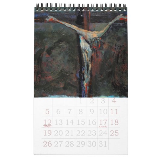 Lenten 3-monatiger Saisonkalender Kalender (Mär 2023)