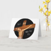 Lenten Gruß-Karte Aschermittwochs Karte (Gelbe Blume)