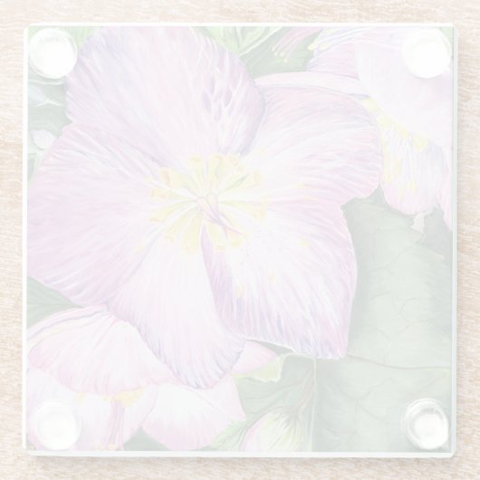 Lenten Rose Glasuntersetzer (Rückseite)