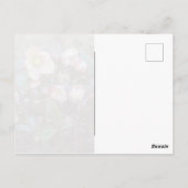 Lenten-Rose Vertikal Postkarte (Rückseite)