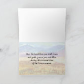 Lenten-Saison-Lamentations-Bibelberg Karte (Innenseite)