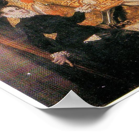 L'Enterrement du Comte d'Orgaz by El Greco Poster (Ecke)