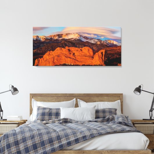 Lenticular Cloud Leinwanddruck (Insitu (Schlafzimmer))