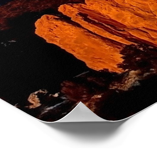 Lenticular Cloud Poster (Ecke)