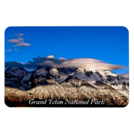 LENTIKULÄRE SCHWANKUNGEN ÜBER GRAND TETONS BERGE MAGNET