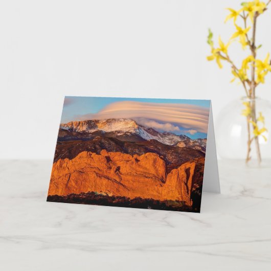 Lentikulare Wolke Karte (Gelbe Blume)