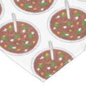 Lentil Soul Dinner Cooking Supper Vegetarian Food Tischdecke (Schrägansicht)