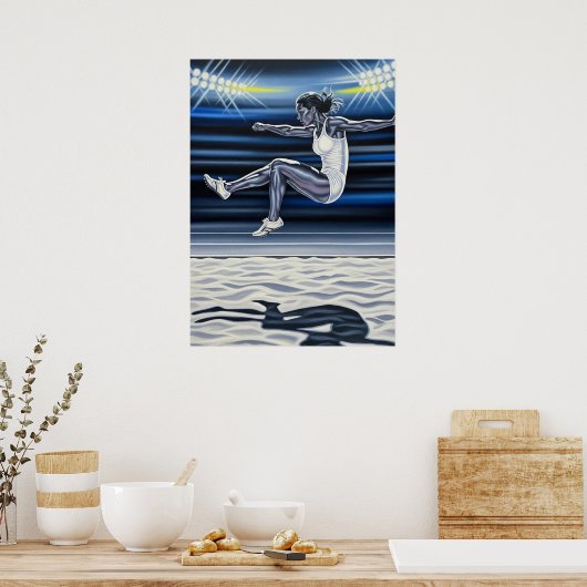 L'ENVOL NOCTURNE (Der Nocturnalflug) Poster (Küche)