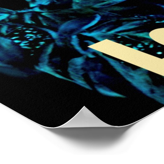 Lenzerheide, Schweiz, Sommer Blume am See Poster (Ecke)