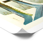 Lenzerheide Switzerland Vintage Ski Poster (Ecke)