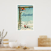 Lenzerheide Switzerland Vintage Ski Poster (Küche)