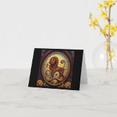 Leo 11 karte (Gelbe Blume)