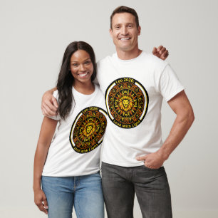 Leo 2026 Zodiac Mandala   Löwe Feuerzeichen Astrol T-Shirt
