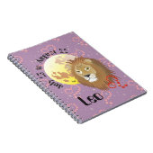 Leo 23. Juli auf August 22 Notebook Notizblock (Rechte Seite)