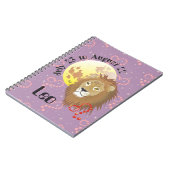Leo 23. Juli auf August 22 Notebook Notizblock (Linke Seite)