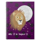 Leo 23. Juli auf August 22 Notebook Notizblock (Vorderseite)