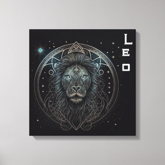 Leo—23. Juli-August 22 Leinwanddruck (Vorderseite)