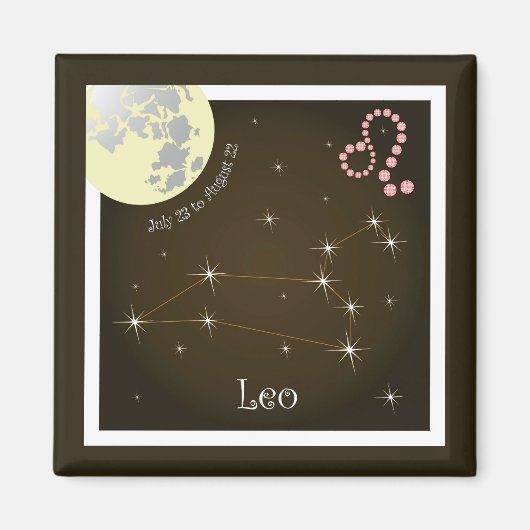 Leo 23. Juli bis August 22 Magnet (Vorne)