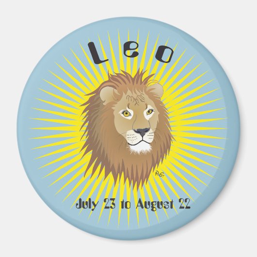 Leo 23. Juli bis August 22 Magnet (Vorne)