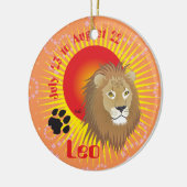 Leo 23. Juli bis August 22. Ornament (Links)
